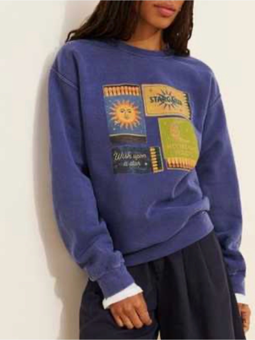 Sunday Market Celestial Matchbox Graphic Crewneck Sweatshirt